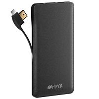HIPER Power Bank SPS8500 Li-Pol, 8500mAh, 2,1А, черный, 2xUSB  в Ставрополе, доставка, гарантия.