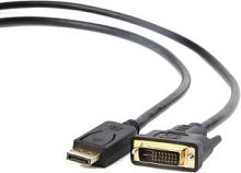 Кабель DisplayPort-DVI Gembird/Cablexpert  1.8м, 20М/25М, черный, экран, пакет(CC-DPM-DVIM-6/1.8M) в Ставрополе, доставка, гарантия.