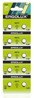 Ergolux AG13  BL-10 (AG13-BP10, LR44 /LR1154 /A76 /357 батарейка для часов)(10 шт. в уп-ке) в Ставрополе, доставка, гарантия.