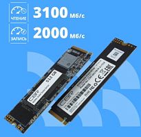 CBR SSD-512GB-M.2-BS24b, Внутренний SSD-накопитель, серия "Base", 512 GB, M.2 2280, PCIe 3.0 x4, NVM в Ставрополе, доставка, гарантия.