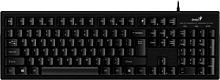 Genius Smart KB-101 Black {классическая раскладная, SmartGenius, влагоустойчивая, клавиш 105, провод в Ставрополе, доставка, гарантия.