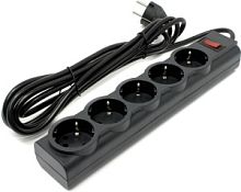 Defender Фильтр ES Largo 3.0 м, 5 розеток, черный [99498] в Ставрополе, доставка, гарантия.