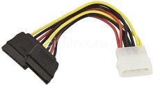 Gembird Кабель Serial ATA Power converter (на два устройства) Gembird [CC-SATA-PSY] в Ставрополе, доставка, гарантия.