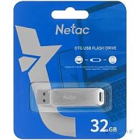 Netac USB Drive 32GB U782C <NT03U782C-032G-30PN>, USB3.0+TypeC, металлическая в Ставрополе, доставка, гарантия.