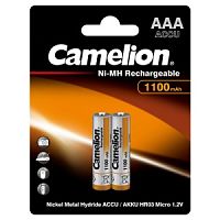 Camelion   AAA-1100mAh Ni-Mh BL-2 (NH-AAA1100BP2, аккумулятор,1.2В) (2 шт. в уп-ке)  в Ставрополе, доставка, гарантия.